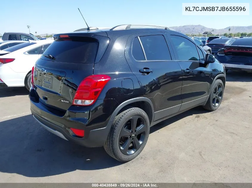 2018 Chevrolet Trax Premier VIN: KL7CJMSB7JB655596 Lot: 40438849