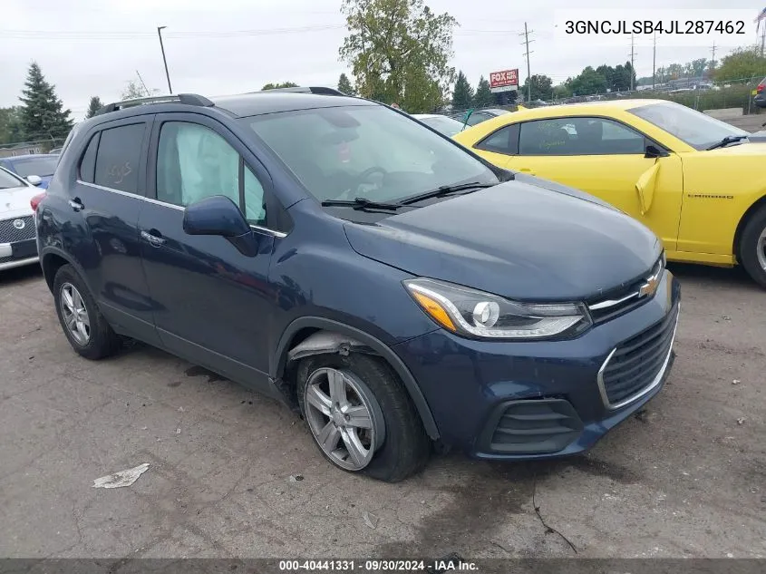 3GNCJLSB4JL287462 2018 Chevrolet Trax 1Lt