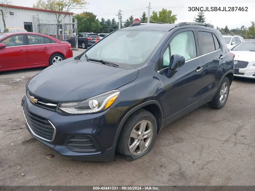 3GNCJLSB4JL287462 2018 Chevrolet Trax 1Lt