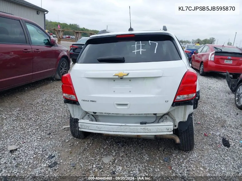 KL7CJPSB5JB595870 2018 Chevrolet Trax 1Lt