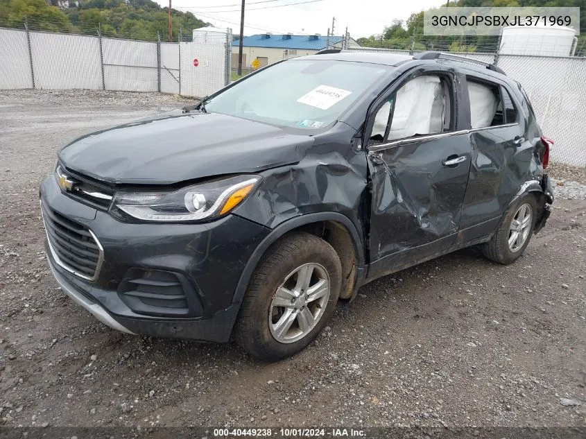 3GNCJPSBXJL371969 2018 Chevrolet Trax Lt