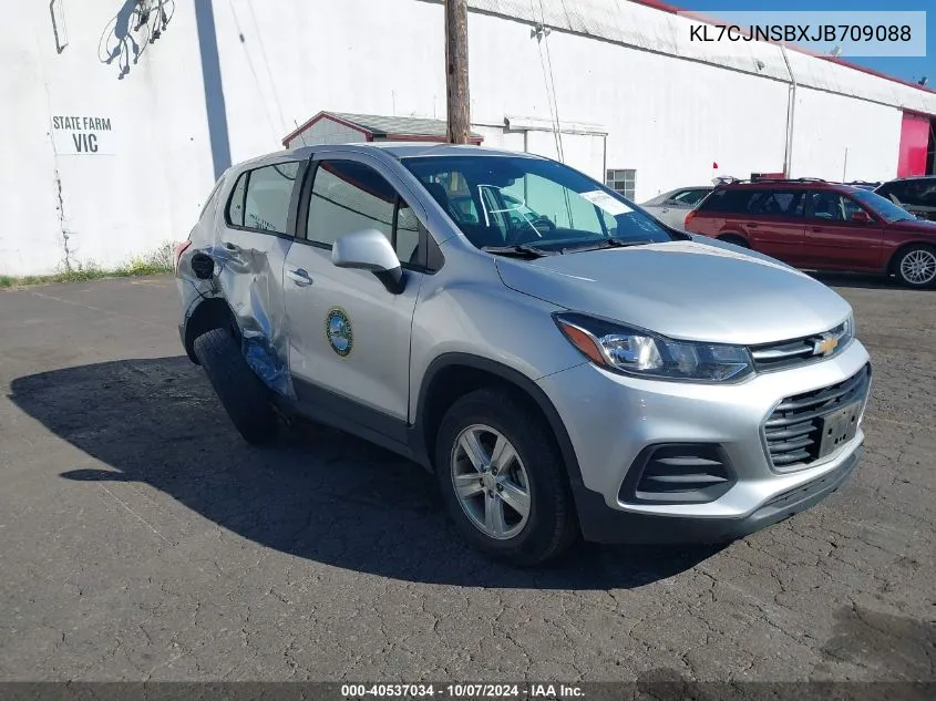 2018 Chevrolet Trax Ls VIN: KL7CJNSBXJB709088 Lot: 40537034