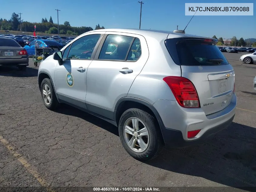 2018 Chevrolet Trax Ls VIN: KL7CJNSBXJB709088 Lot: 40537034