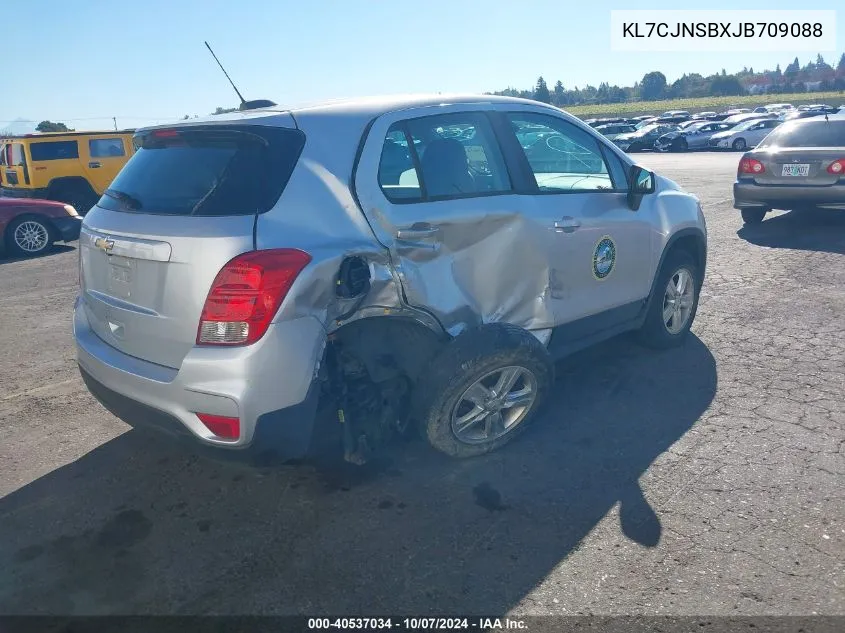 2018 Chevrolet Trax Ls VIN: KL7CJNSBXJB709088 Lot: 40537034