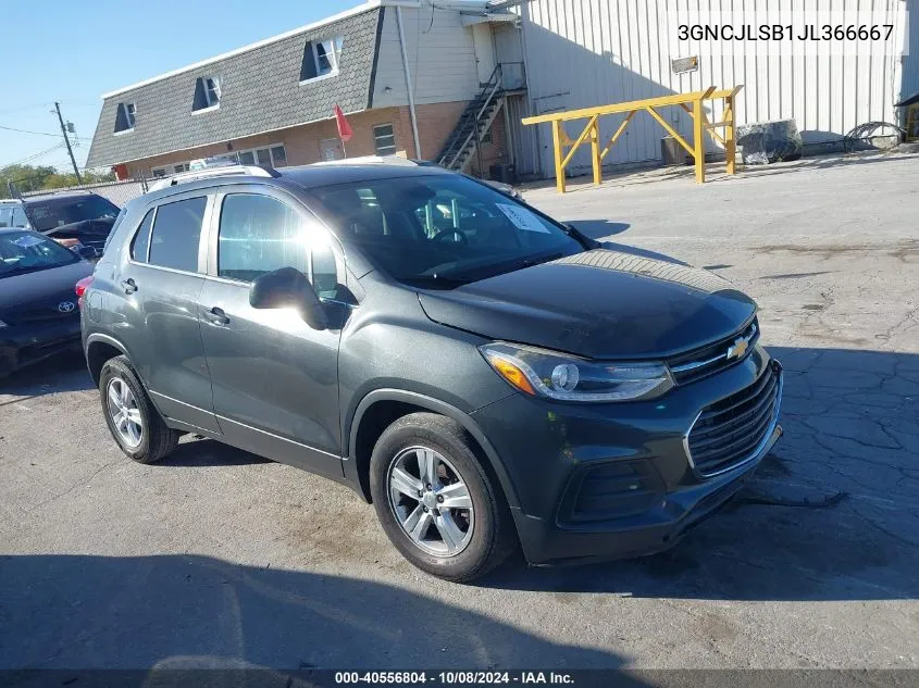 2018 Chevrolet Trax Lt VIN: 3GNCJLSB1JL366667 Lot: 40556804