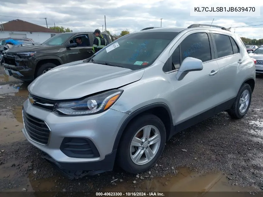 2018 Chevrolet Trax Lt VIN: KL7CJLSB1JB639470 Lot: 40623300