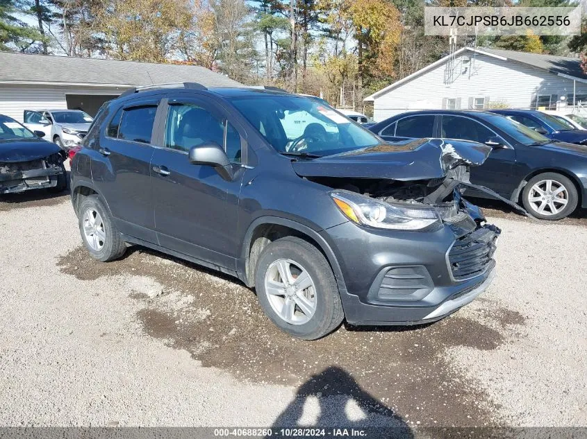 2018 Chevrolet Trax Lt VIN: KL7CJPSB6JB662556 Lot: 40688260