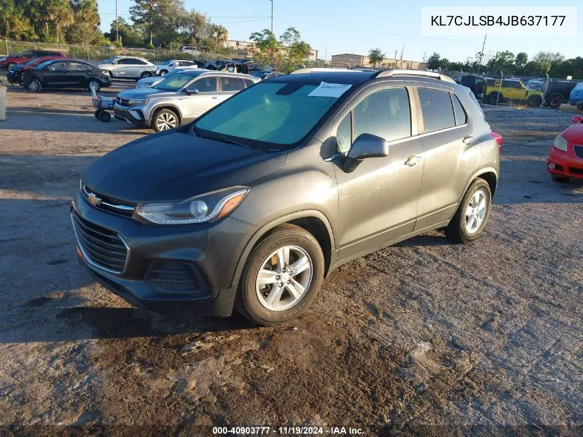 KL7CJLSB4JB637177 2018 Chevrolet Trax Lt