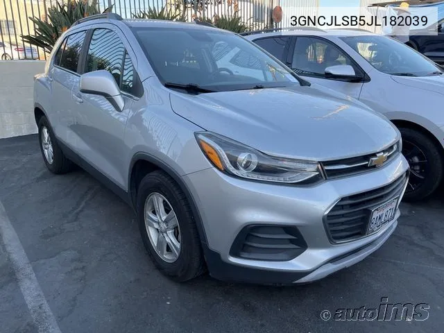 2018 Chevrolet Trax Lt VIN: 3GNCJLSB5JL182039 Lot: 40923827