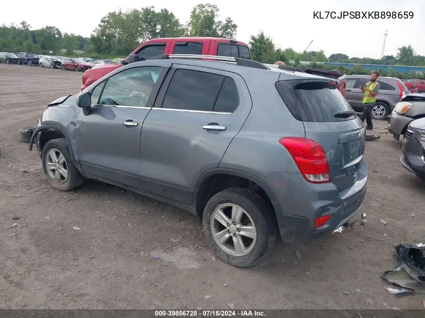 KL7CJPSBXKB898659 2019 Chevrolet Trax Lt