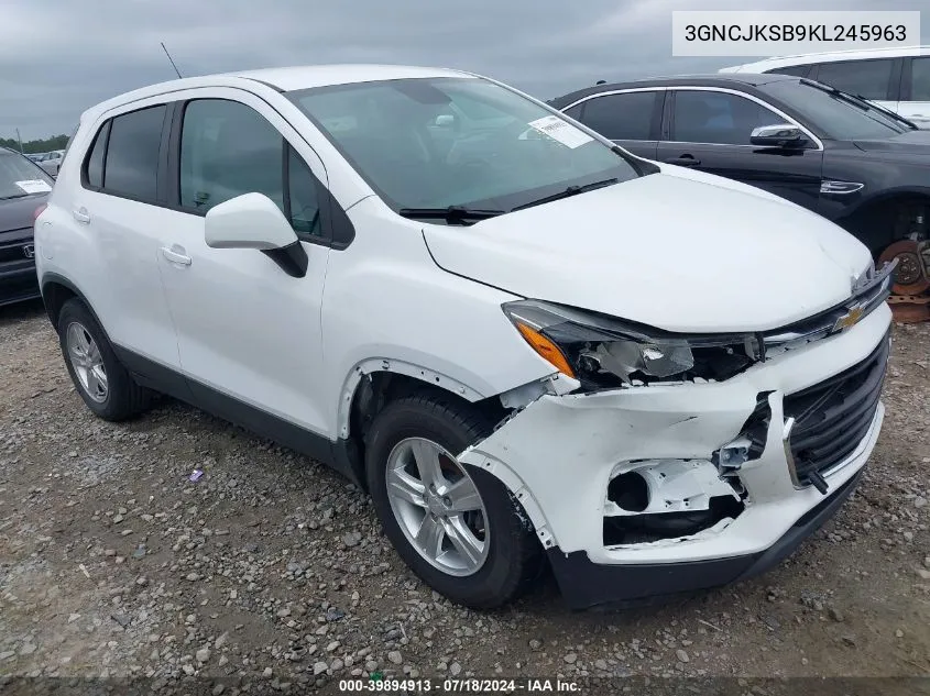 3GNCJKSB9KL245963 2019 Chevrolet Trax Ls