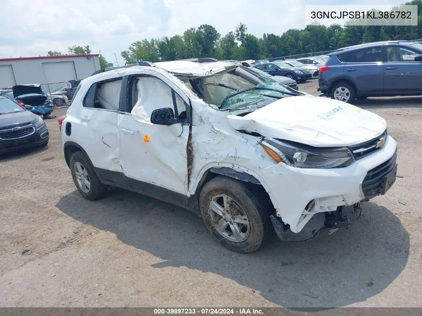 3GNCJPSB1KL386782 2019 Chevrolet Trax Lt