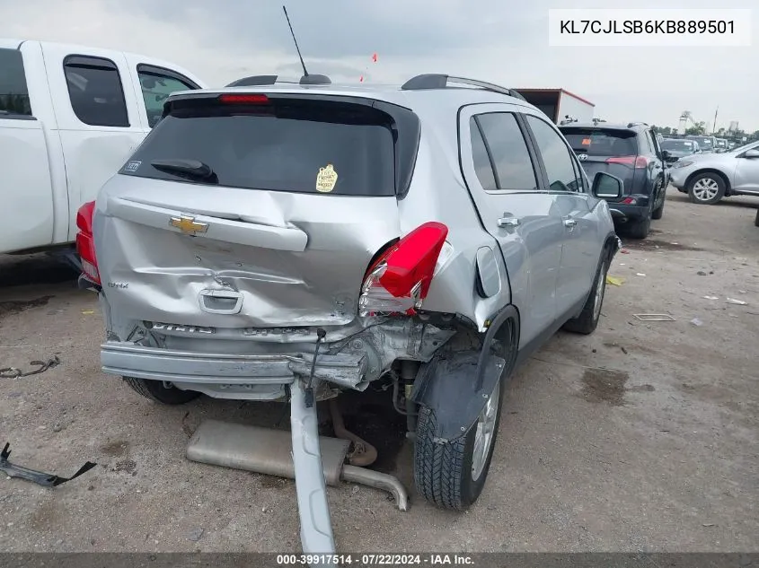 KL7CJLSB6KB889501 2019 Chevrolet Trax Lt