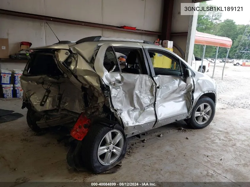 3GNCJLSB1KL189121 2019 Chevrolet Trax Lt