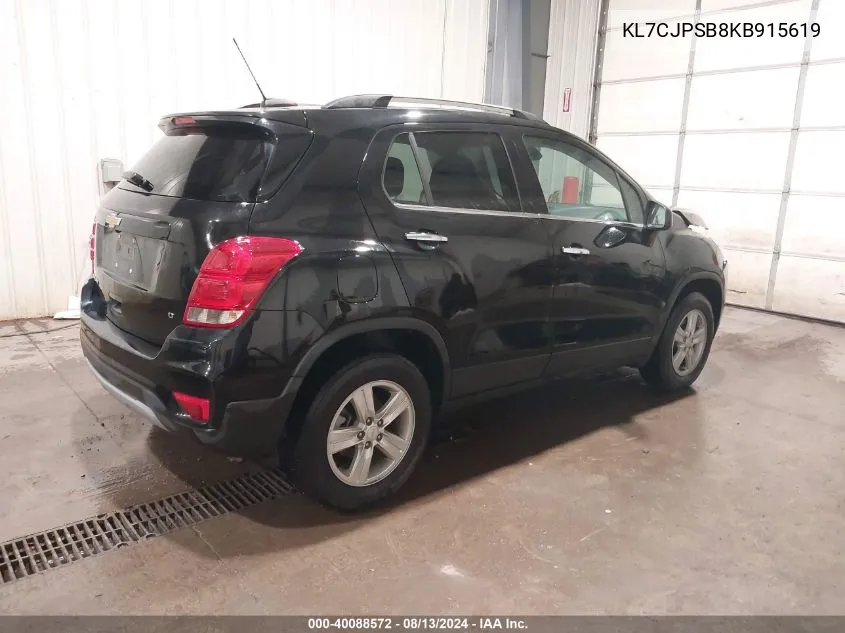 KL7CJPSB8KB915619 2019 Chevrolet Trax Lt