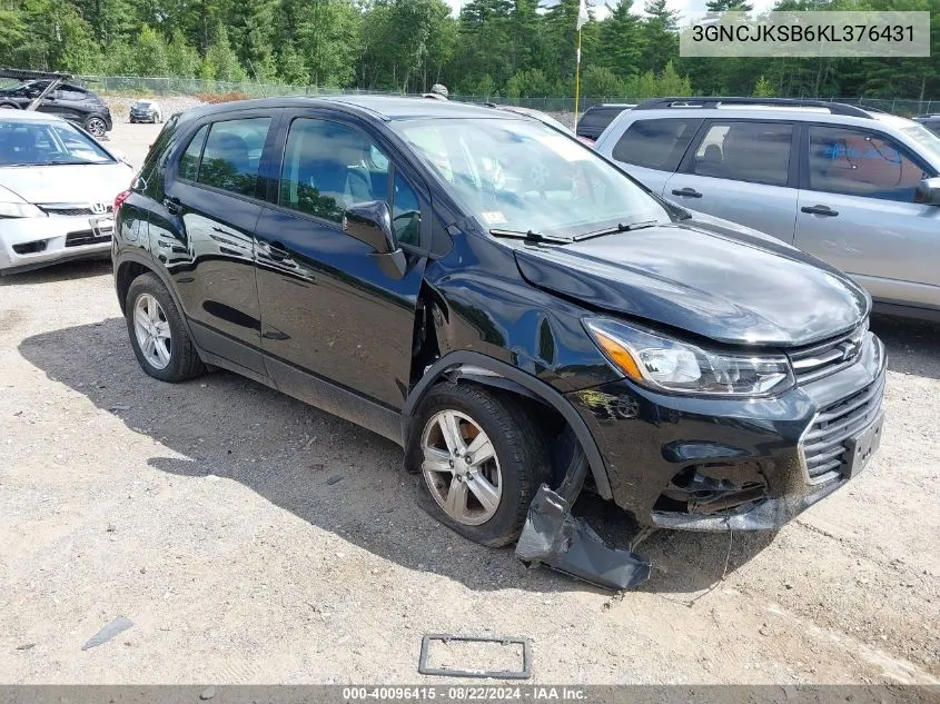 3GNCJKSB6KL376431 2019 Chevrolet Trax Ls