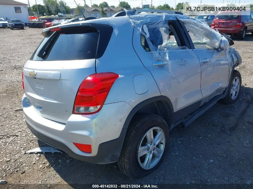 KL7CJPSB1KB909404 2019 Chevrolet Trax Lt