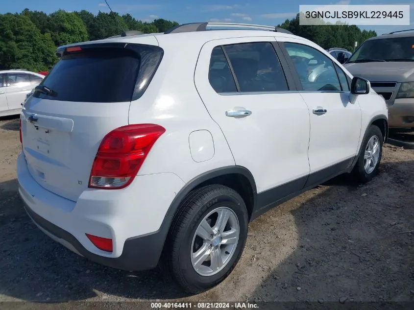 3GNCJLSB9KL229445 2019 Chevrolet Trax Lt