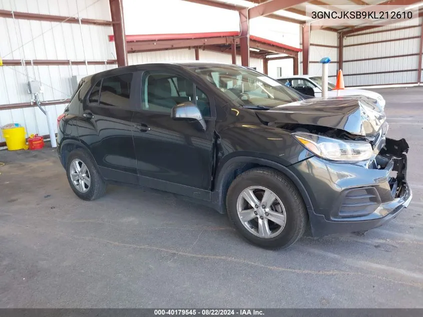 3GNCJKSB9KL212610 2019 Chevrolet Trax Ls