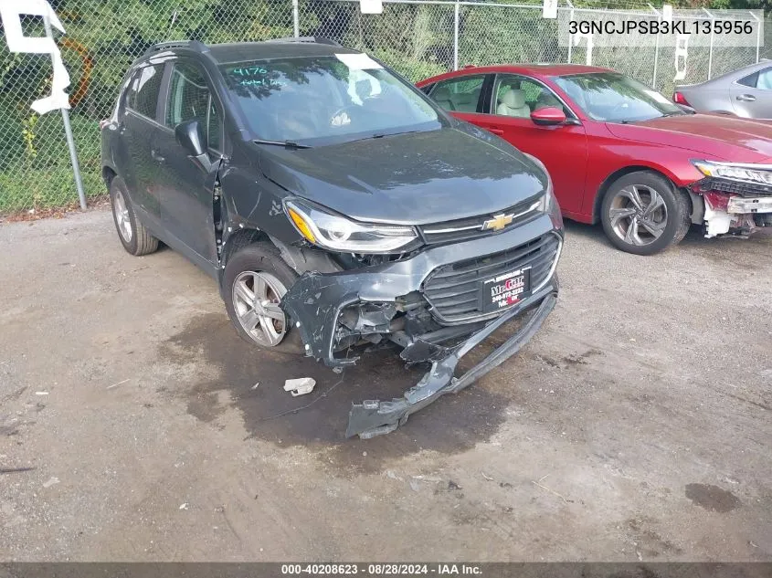 3GNCJPSB3KL135956 2019 Chevrolet Trax Lt