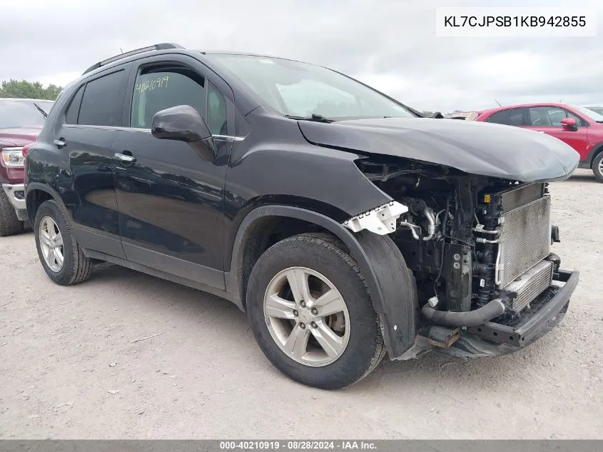 KL7CJPSB1KB942855 2019 Chevrolet Trax Lt