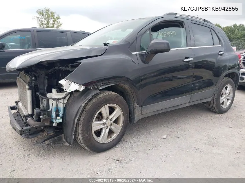 KL7CJPSB1KB942855 2019 Chevrolet Trax Lt