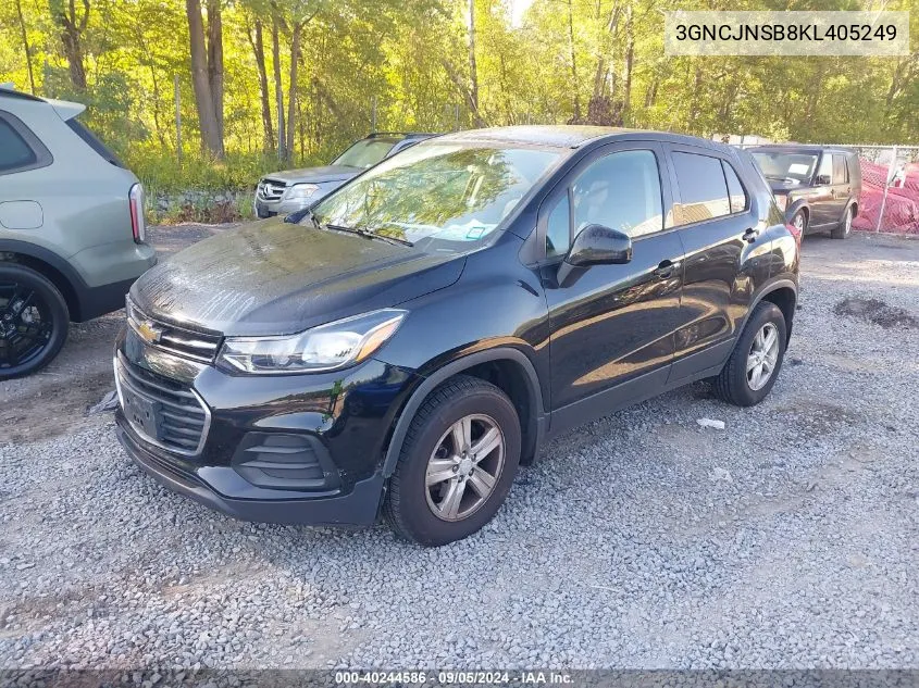 3GNCJNSB8KL405249 2019 Chevrolet Trax Ls