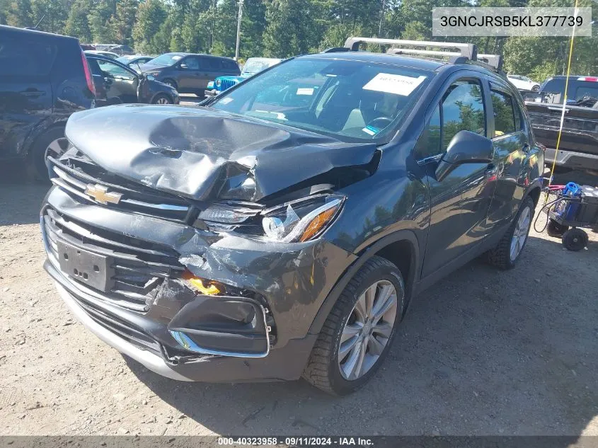 3GNCJRSB5KL377739 2019 Chevrolet Trax Premier