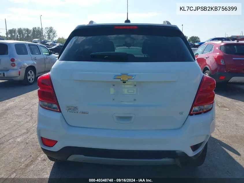 KL7CJPSB2KB756399 2019 Chevrolet Trax Lt