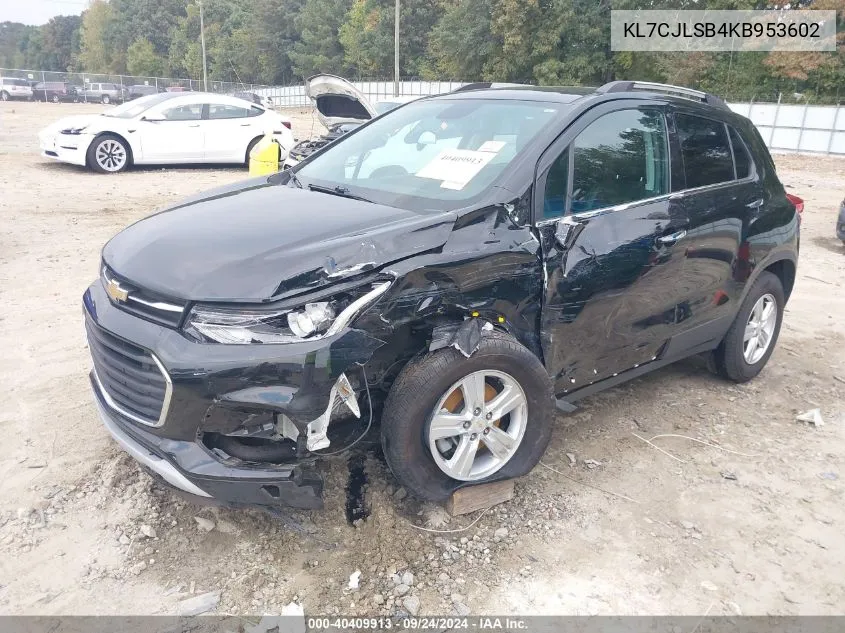 KL7CJLSB4KB953602 2019 Chevrolet Trax Lt