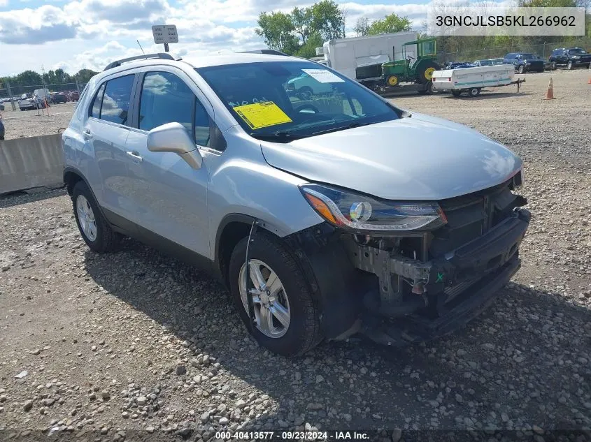 3GNCJLSB5KL266962 2019 Chevrolet Trax Lt