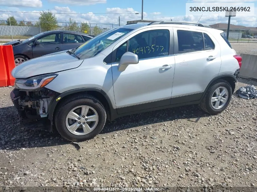 3GNCJLSB5KL266962 2019 Chevrolet Trax Lt