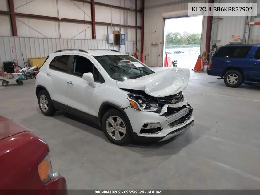 KL7CJLSB6KB837902 2019 Chevrolet Trax Lt