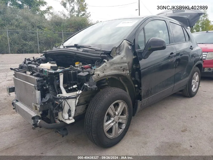 3GNCJKSB9KL402889 2019 Chevrolet Trax Ls