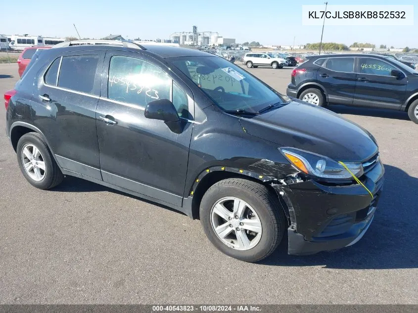 2019 Chevrolet Trax 1Lt VIN: KL7CJLSB8KB852532 Lot: 40543823