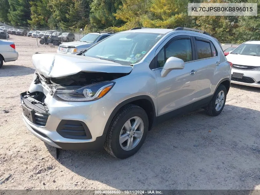 2019 Chevrolet Trax 1Lt VIN: KL7CJPSB0KB896015 Lot: 40568650