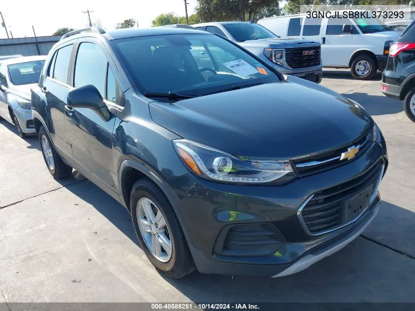 2019 Chevrolet Trax Lt VIN: 3GNCJLSB8KL373293 Lot: 40588251