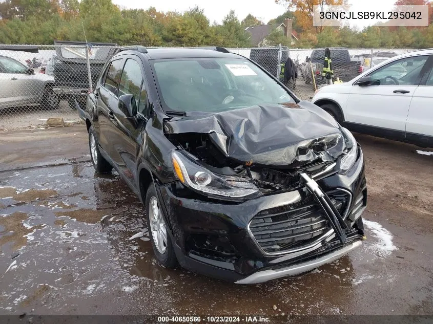 2019 Chevrolet Trax Lt VIN: 3GNCJLSB9KL295042 Lot: 40650566