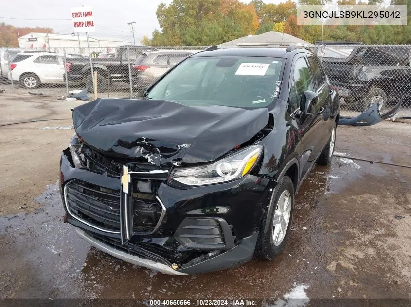 2019 Chevrolet Trax Lt VIN: 3GNCJLSB9KL295042 Lot: 40650566