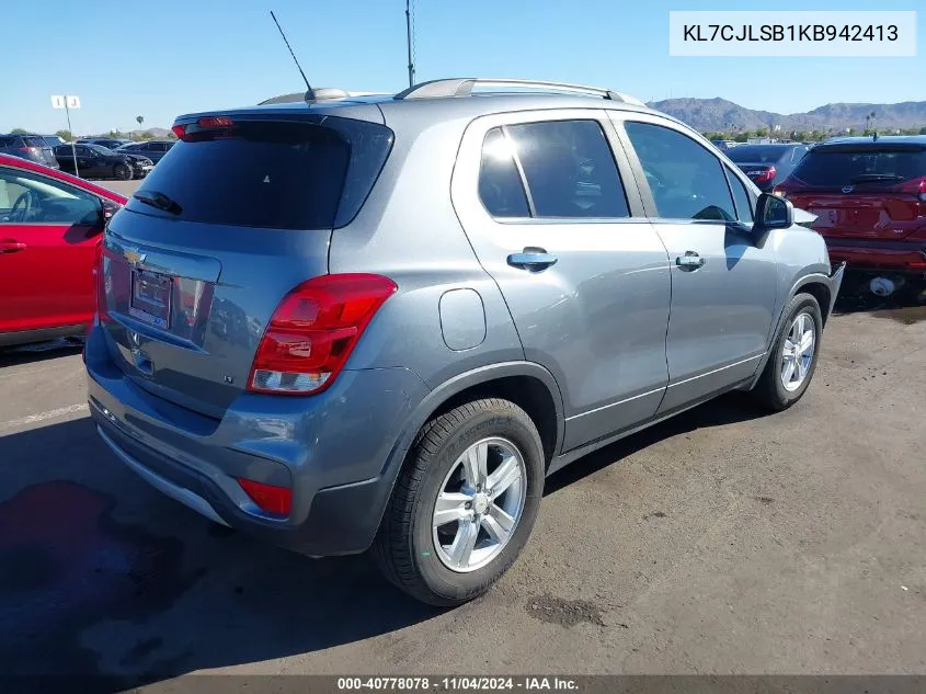 KL7CJLSB1KB942413 2019 Chevrolet Trax Lt