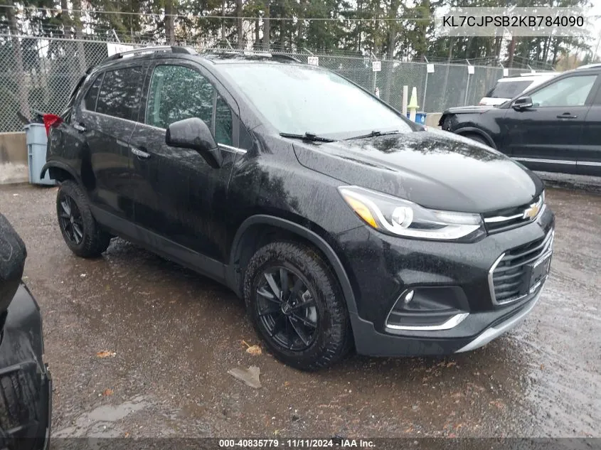 2019 Chevrolet Trax Lt VIN: KL7CJPSB2KB784090 Lot: 40835779