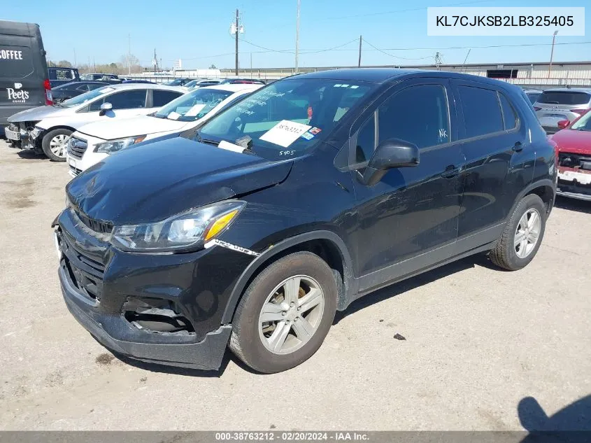 2020 Chevrolet Trax Fwd Ls VIN: KL7CJKSB2LB325405 Lot: 38763212