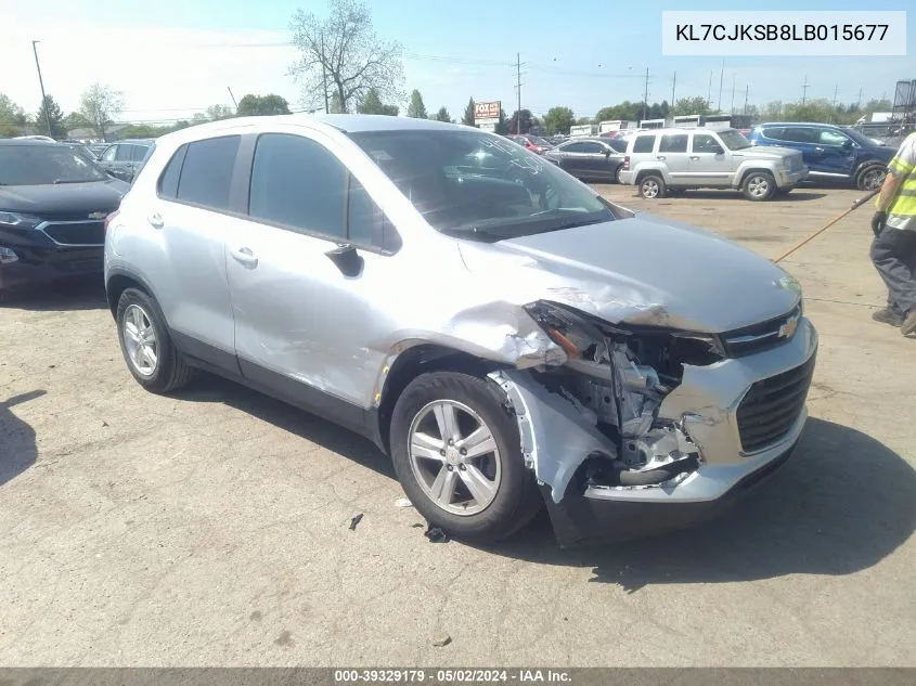 KL7CJKSB8LB015677 2020 Chevrolet Trax Fwd Ls