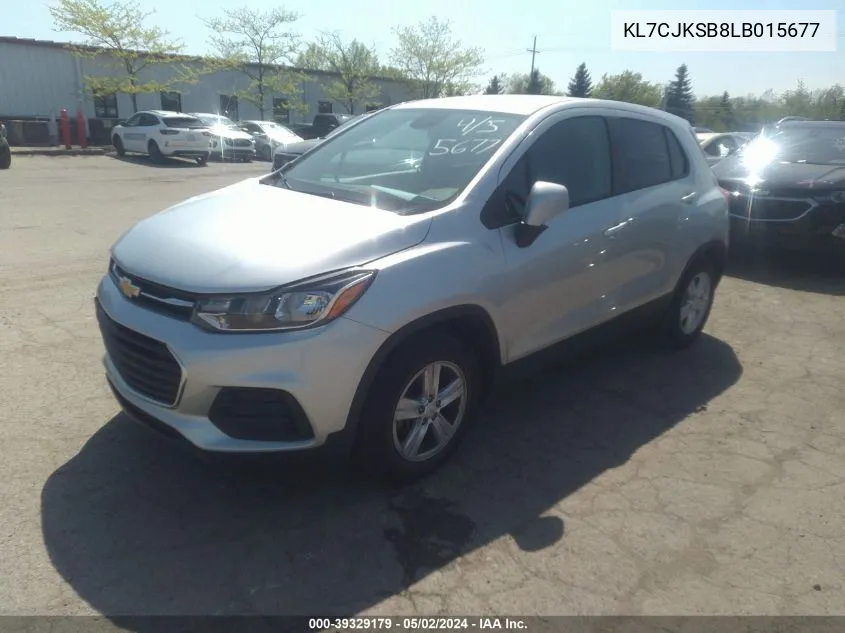 KL7CJKSB8LB015677 2020 Chevrolet Trax Fwd Ls