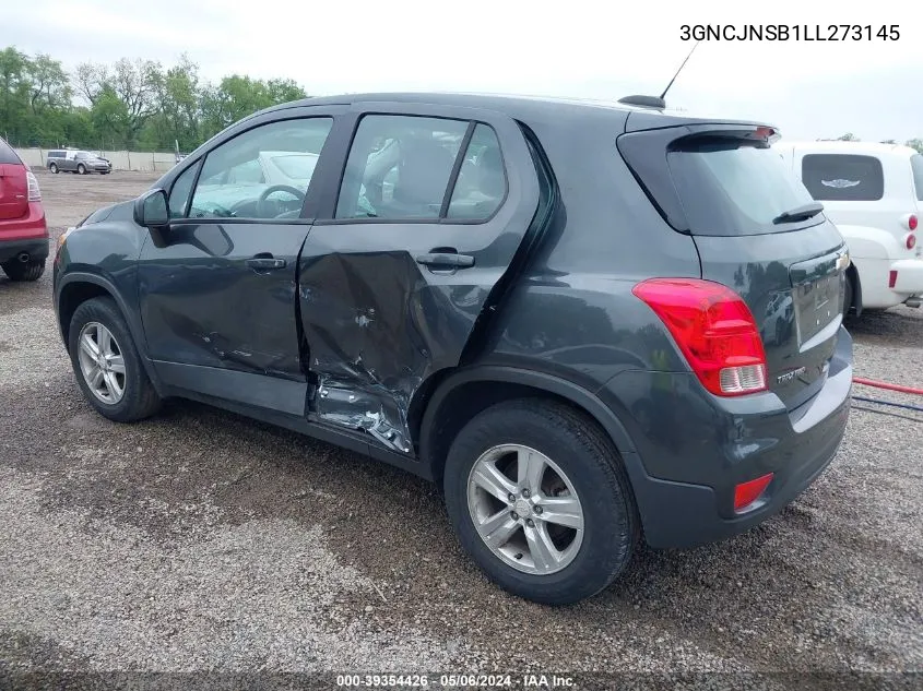 3GNCJNSB1LL273145 2020 Chevrolet Trax Awd Ls