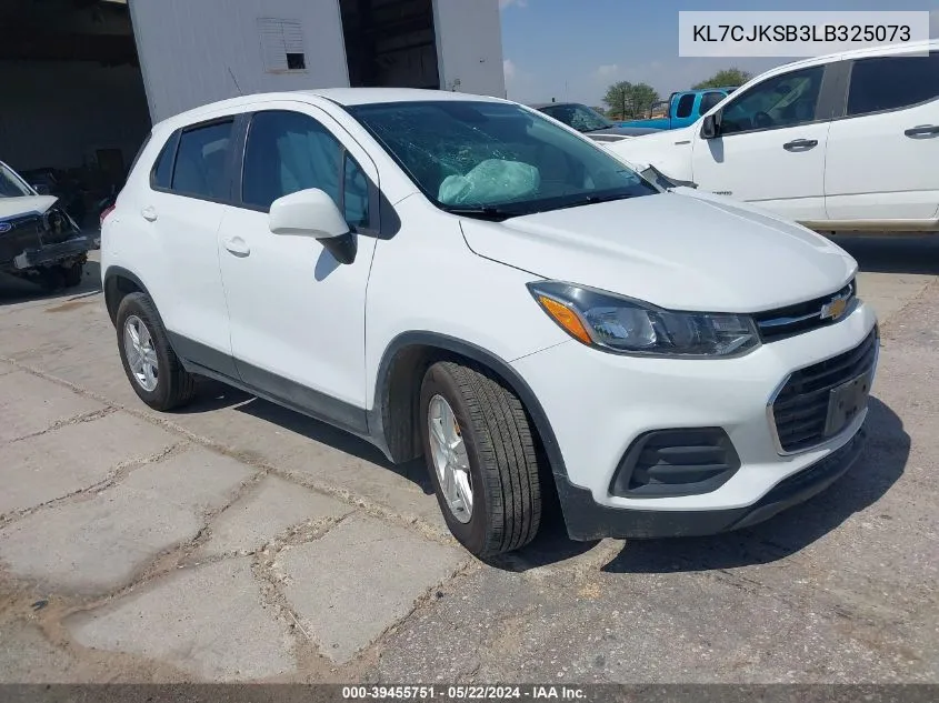 KL7CJKSB3LB325073 2020 Chevrolet Trax Fwd Ls