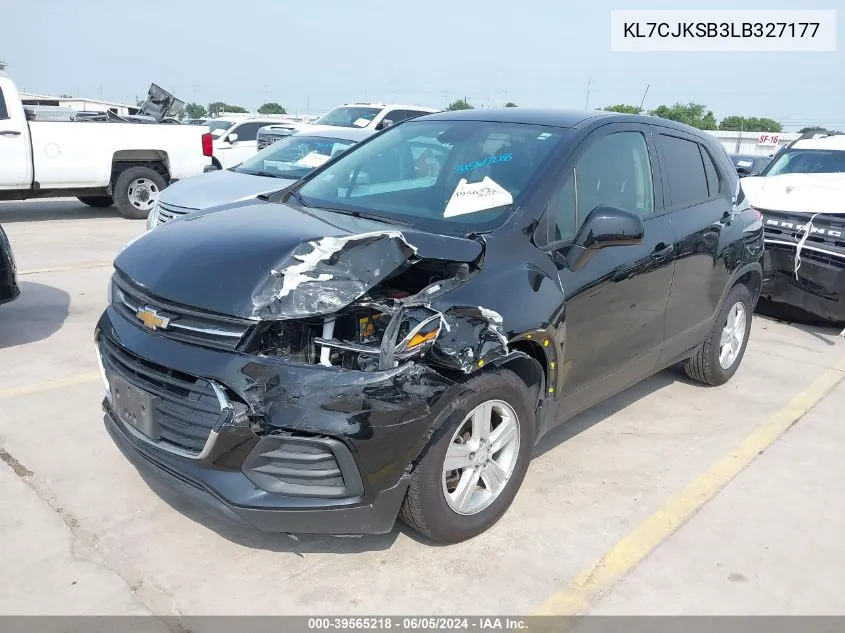 KL7CJKSB3LB327177 2020 Chevrolet Trax Fwd Ls