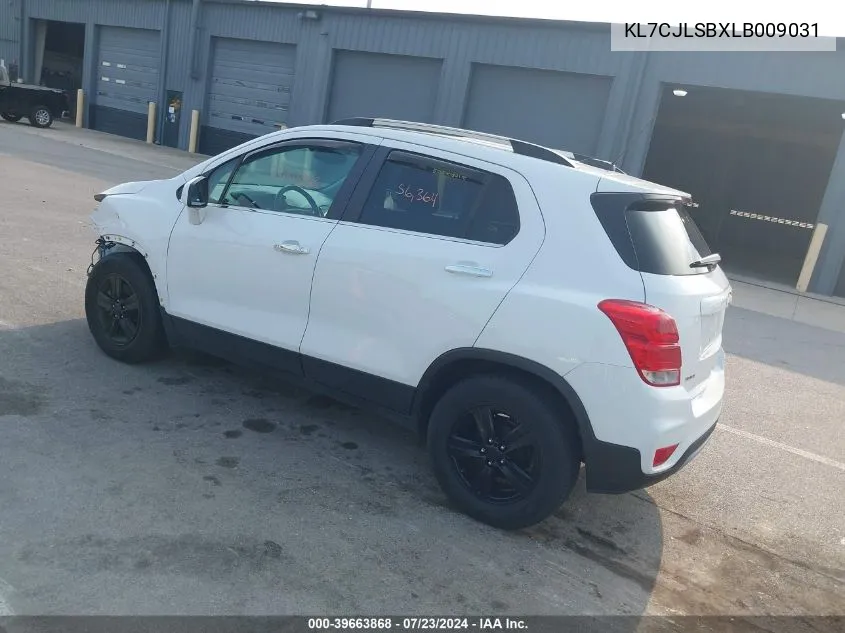 KL7CJLSBXLB009031 2020 Chevrolet Trax Fwd Lt