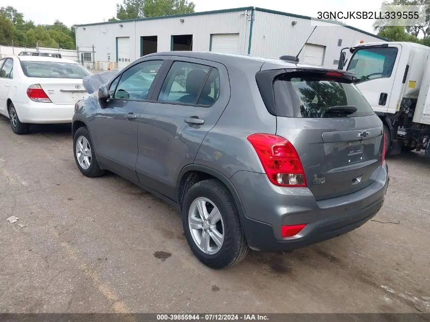 3GNCJKSB2LL339555 2020 Chevrolet Trax Fwd Ls