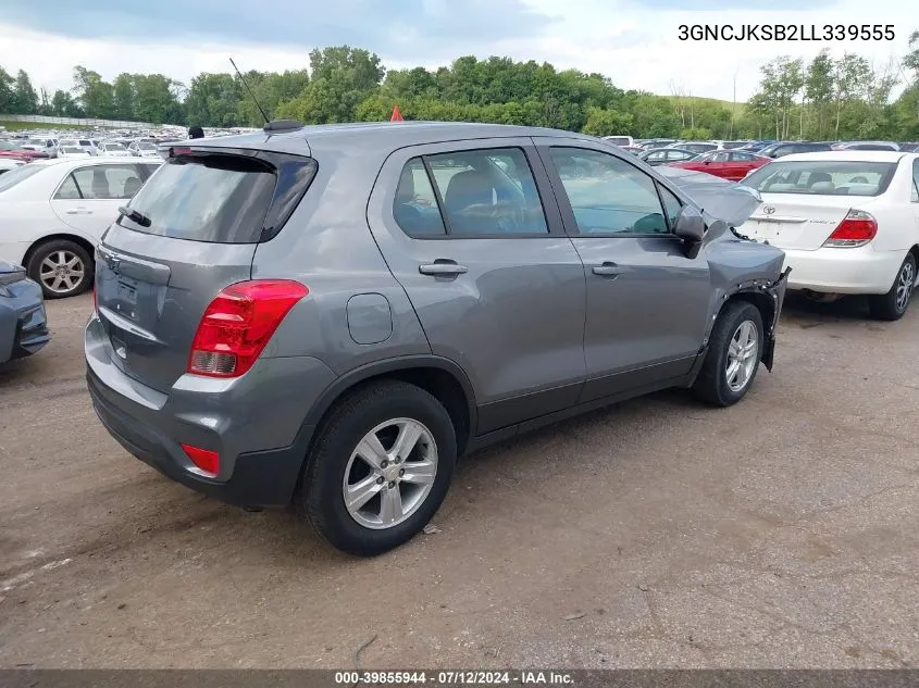 3GNCJKSB2LL339555 2020 Chevrolet Trax Fwd Ls